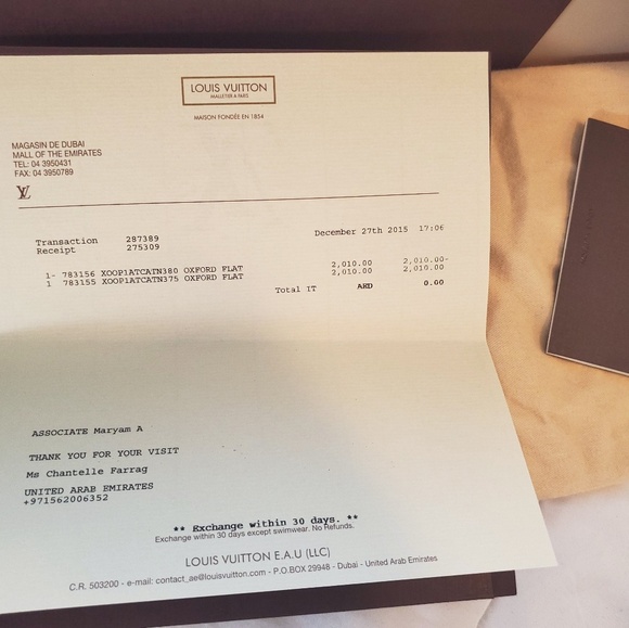 Louis Vuitton OXFORD CALFSKIN BALLERIA FLATS - Picture 5 of 8